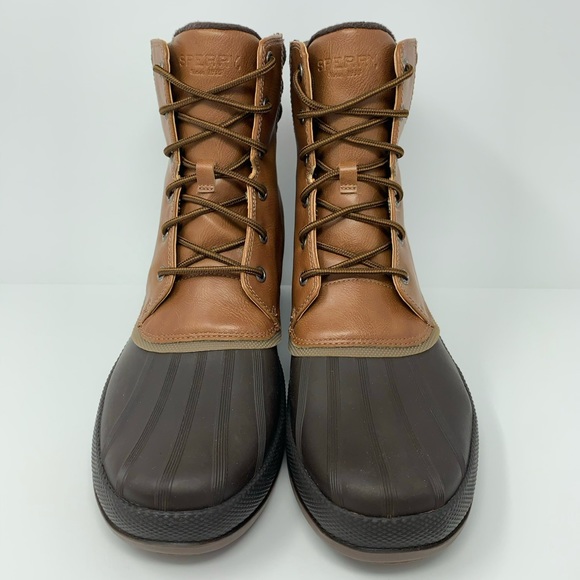 Sperry Cold Bay Thinsulate Brown Duck Boots 19551 - Picture 2 of 8